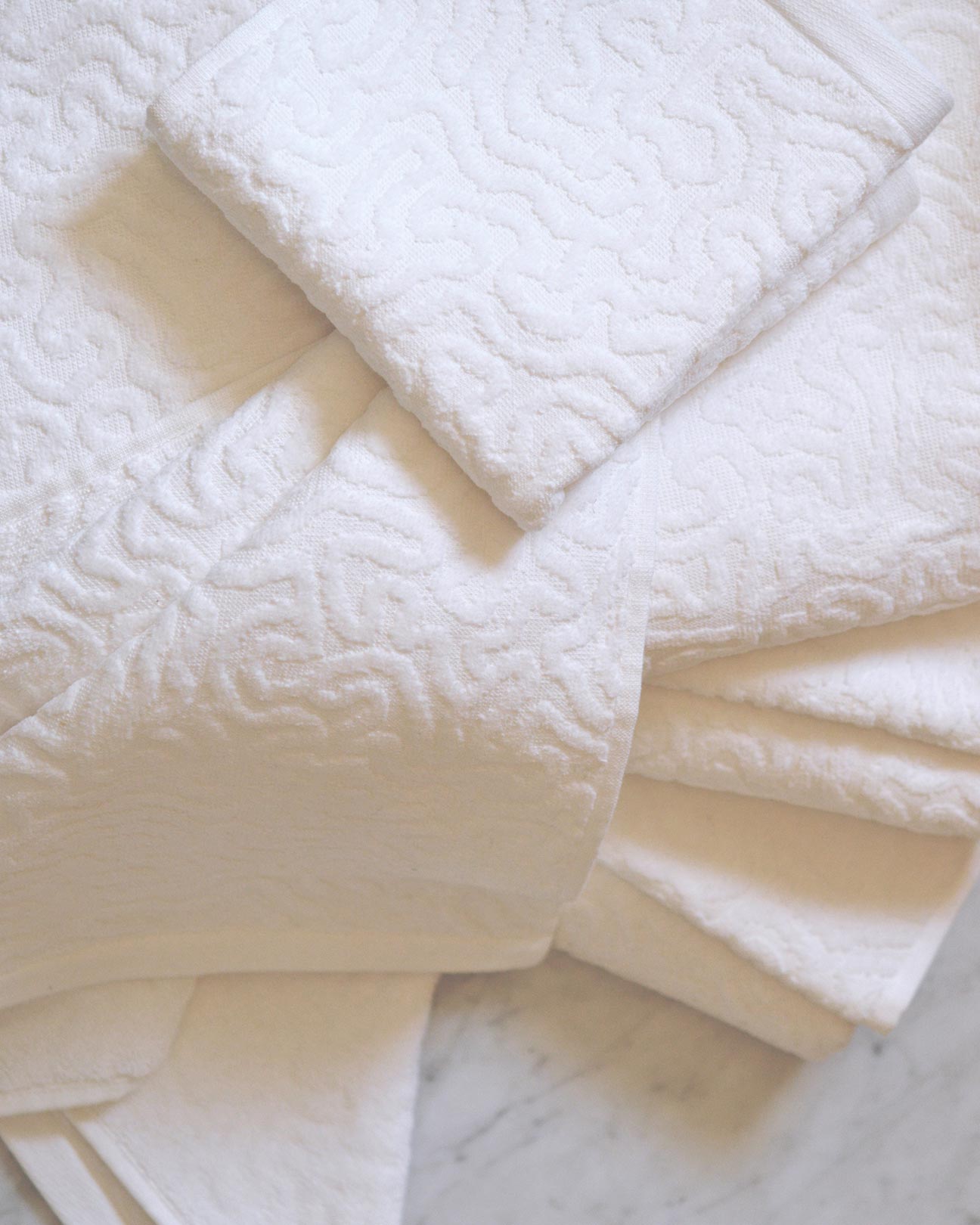 Strigosa White 3-Pc. Organic Towel Set