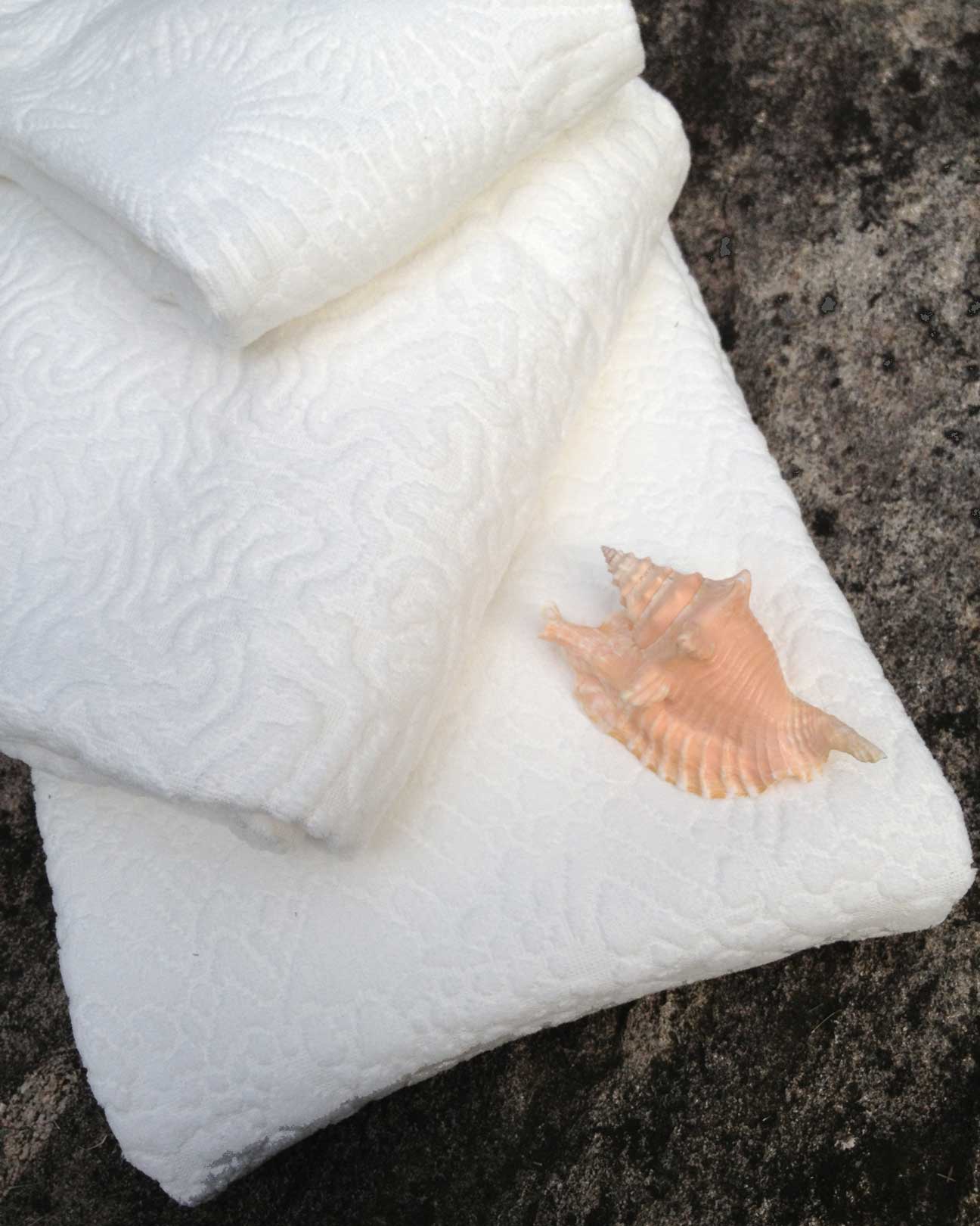 Hexo 3-Pc Organic Towel Set White