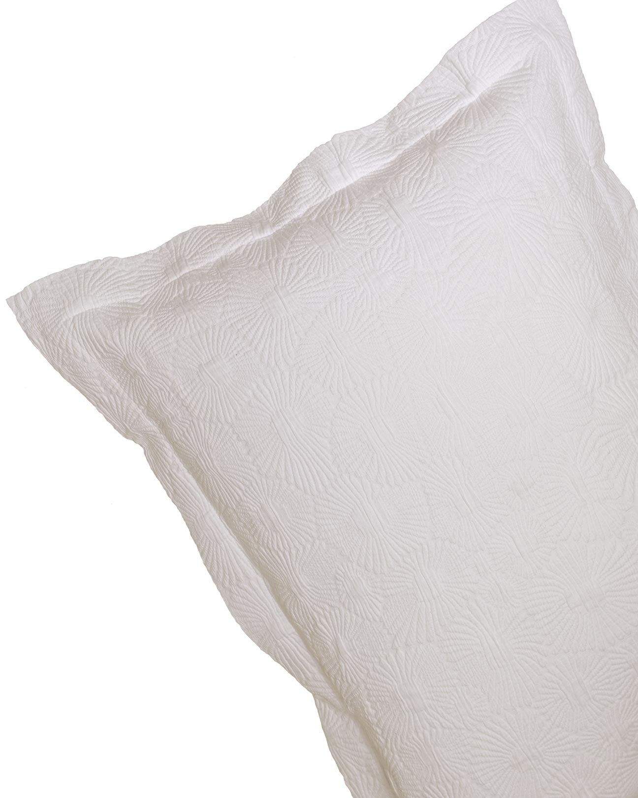 Affina Hexo Organic Cotton Matelassé Pillow Sham