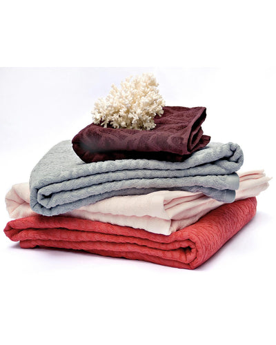 Affina organic cotton towels In patterns inspired by nature