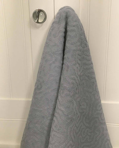 Affina Strigosa Gray Organic Cotton Towel