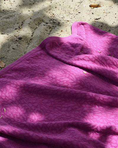 affina ventalina purple beach towel