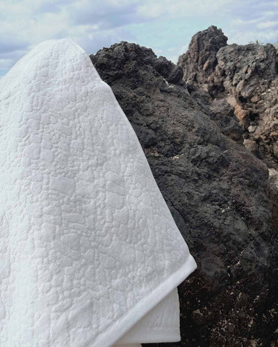 Gloriamaris White 3-Pc Organic Towel Set
