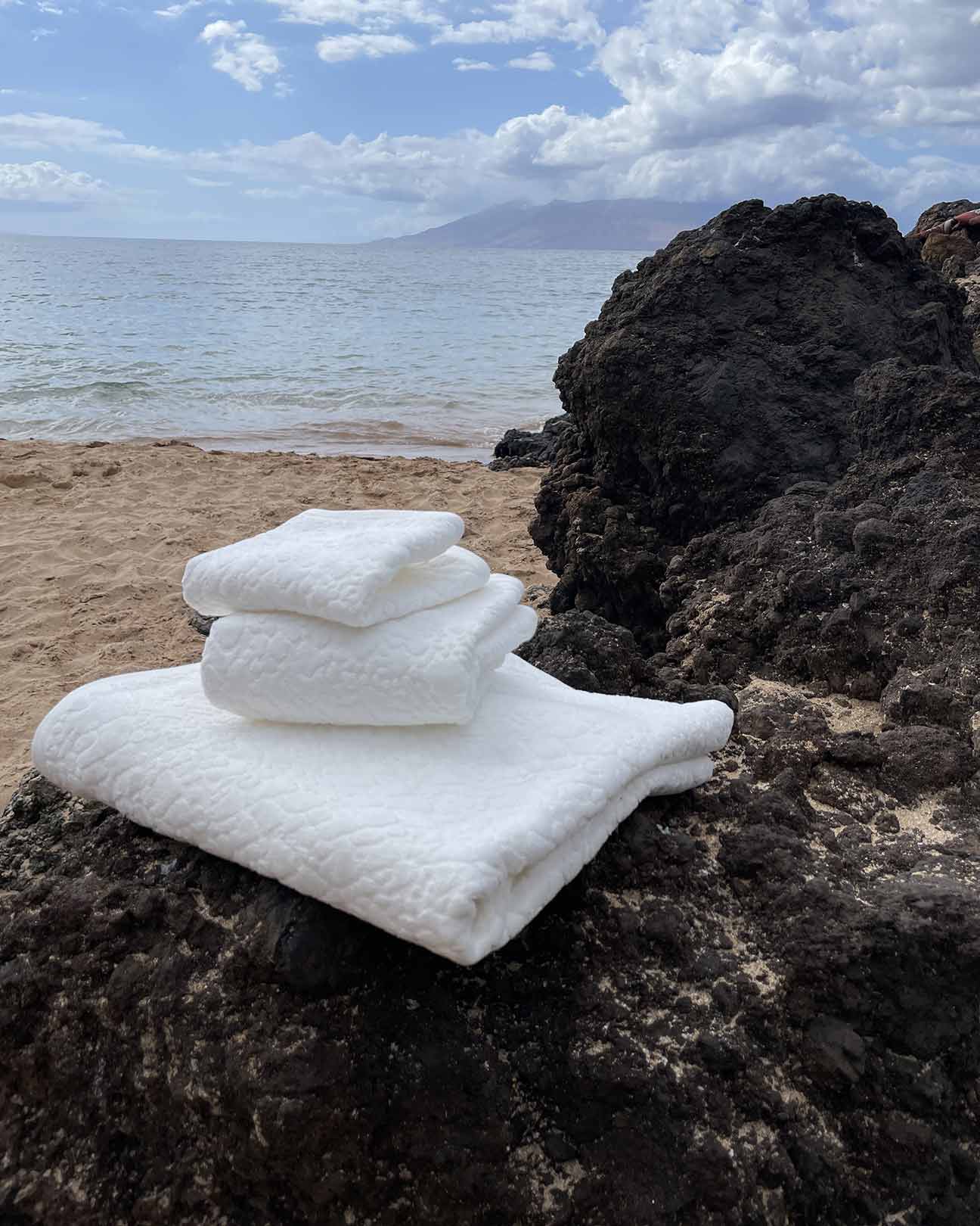 Gloria Maris 3-Piece Organic Bath Towel Set