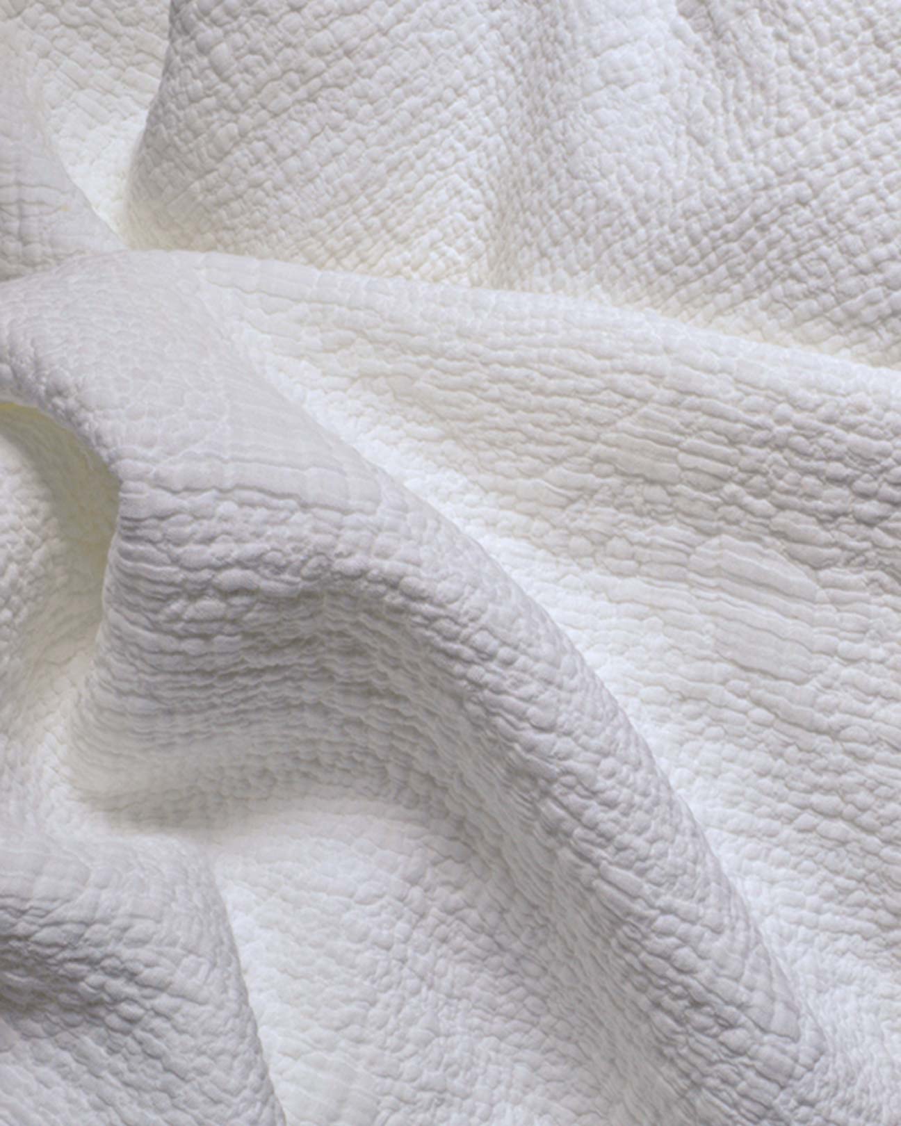 Sea Foam Organic Cotton Coverlet